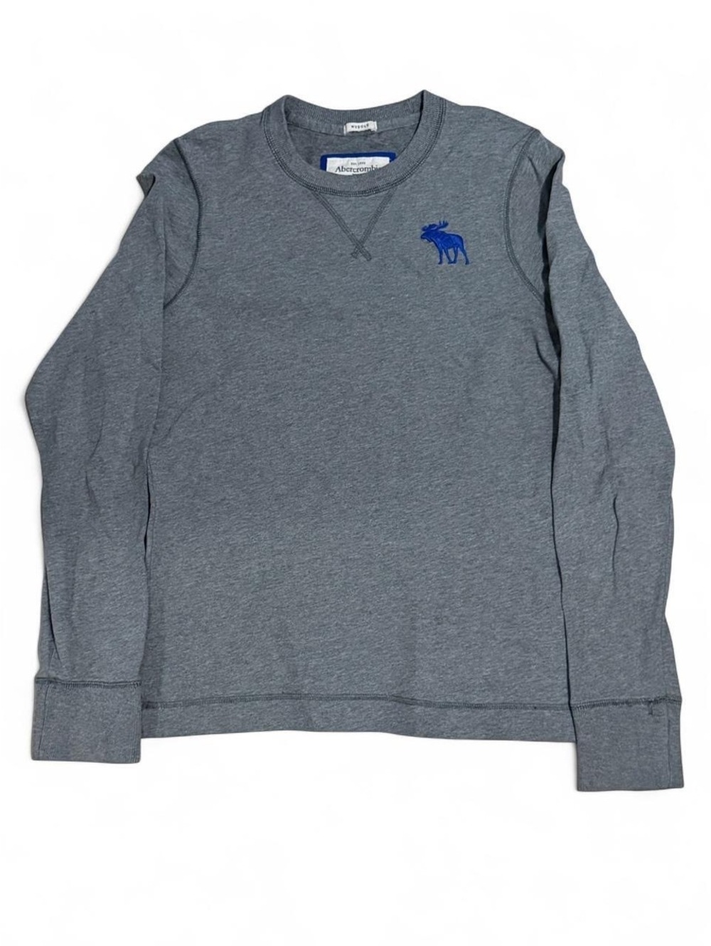 Abercrombie & Fitch Men's Long Sleeve T-Shirt Size S Gray